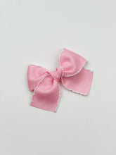 Load image into Gallery viewer, Maeve | Pink Grosgrain | Oversized | Right Clip
